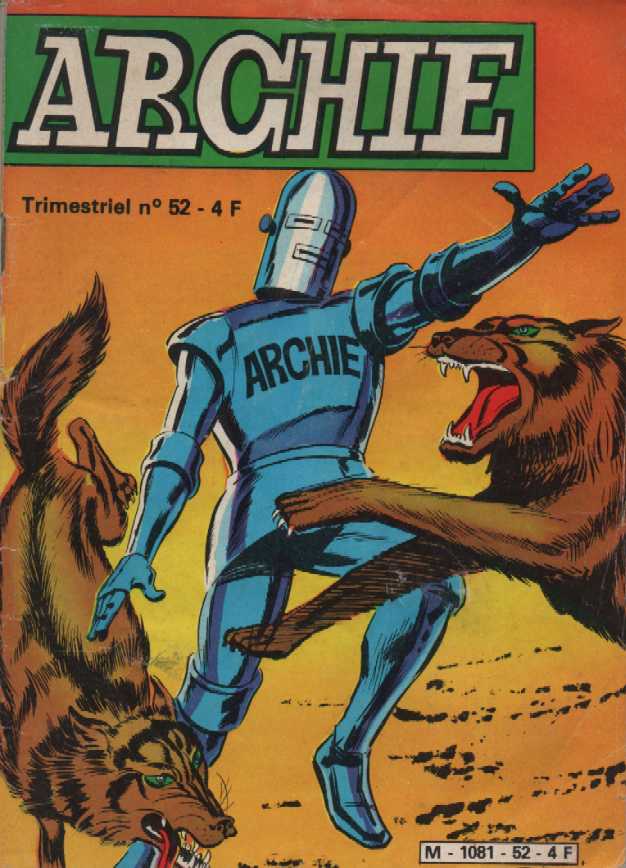 Scan de la Couverture Archie le Robot n 52
